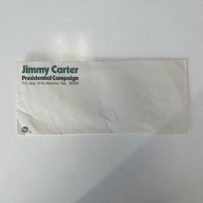 Jimmy Carter Presidential campaign envelope  