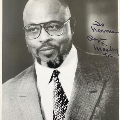 Roger E. Mosley signed photo