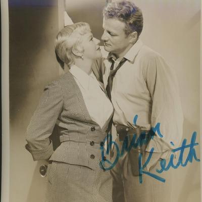Brian Keith signed "Tight Spot" movie photo