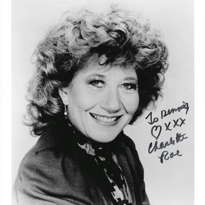 Charlotte Rae signed photo