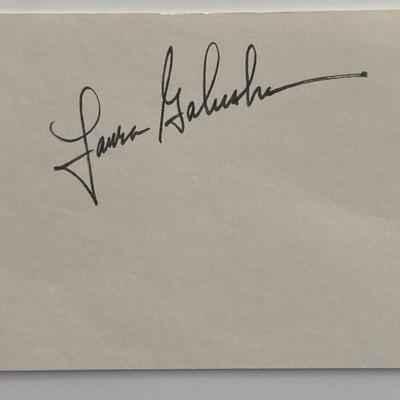 Laura Galusha original signature 