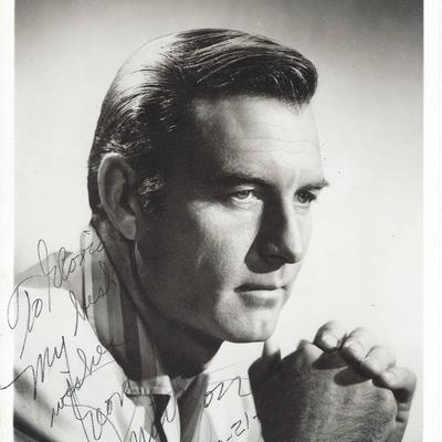 George Montgomery signed photo