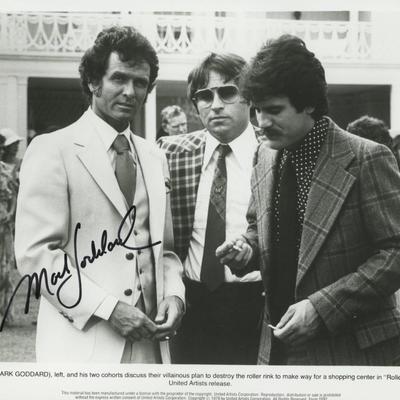 Roller Boogie Mark Goddard signed movie photo