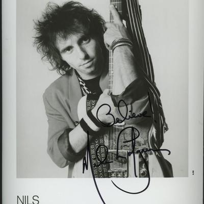 Nils Lofgren signed photo