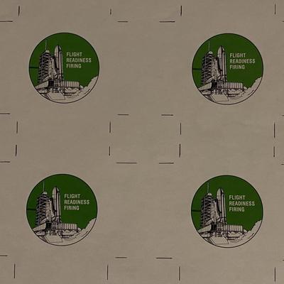 1981 STS-1 KSC 2-20 NASA Kennedy Space Center vintage decal