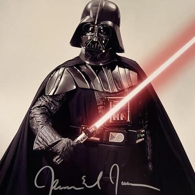 Darth Vader James Earl Jones signed photo