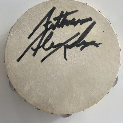 Arthur Alexander signed tambourine