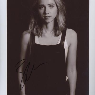 Zoe Kazan signed photo