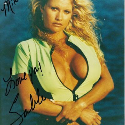 WWF Sable signed photo
