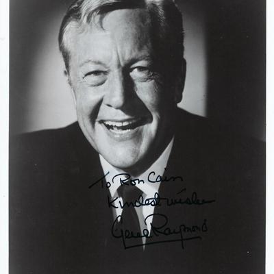 Gene Raymond signed photo