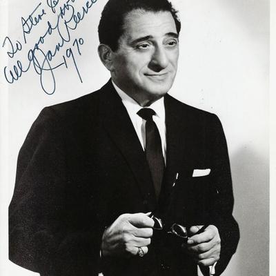 Jan Peerce signed photo