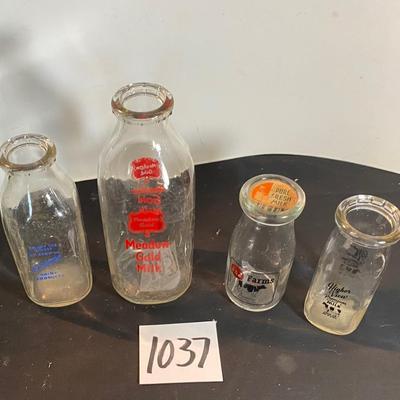 Vintage Milk Bottles