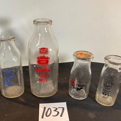 Vintage Milk Bottles