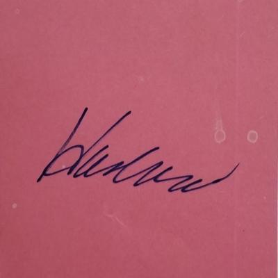 Hank Aaron signature cut