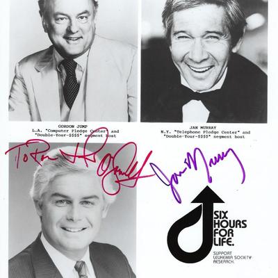 Kevin O'Connell and Jan Murray signed photo