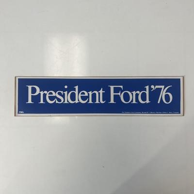Gerald Ford presidential campaign bumper sticker 