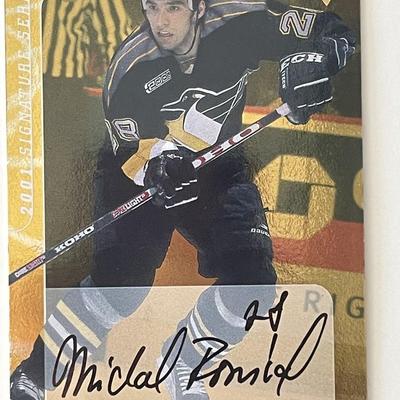 Pittsburgh Penguins Michal Rozsíval 200 In The Game #91 signed trading card 