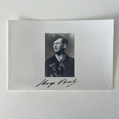 WWII Vintage signed photo