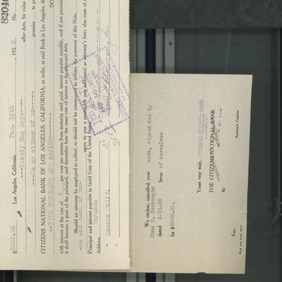 Tarzan creator Edgar Rice Burroughs signed check