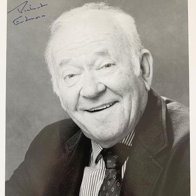 Richard Erdman signed photo