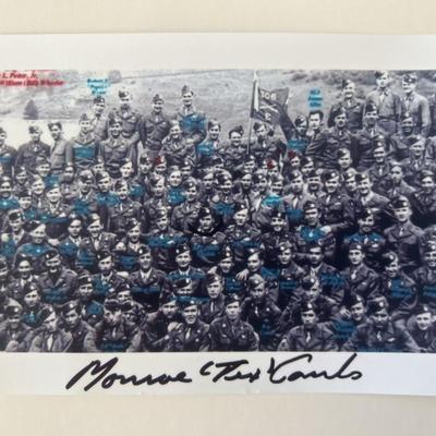 Monroe Combs signed photo 