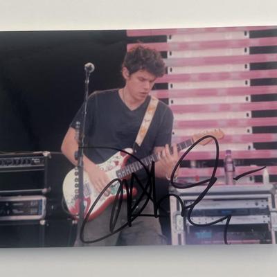 John Mayer signed photo