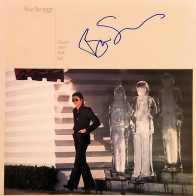 Boz Scaggs signed "Down Two Then Left" album