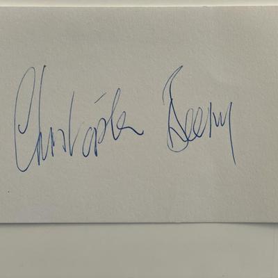 Christopher Borat original signature 