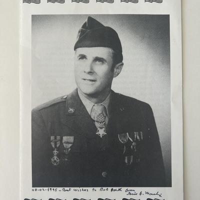 WWII Gino J. Merli signed photo