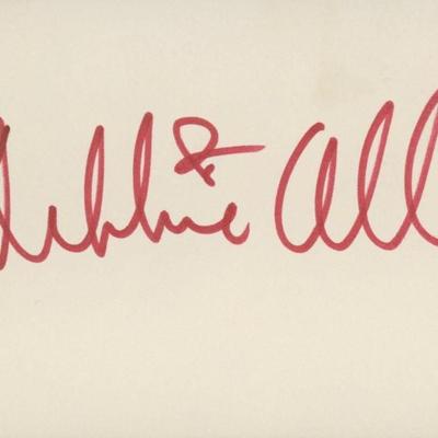 Debbie Allen original signature