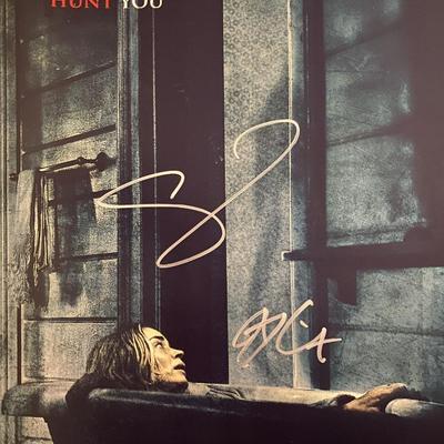 A Quiet Place Emily Blunt and John Krasinski signed mini movie poster