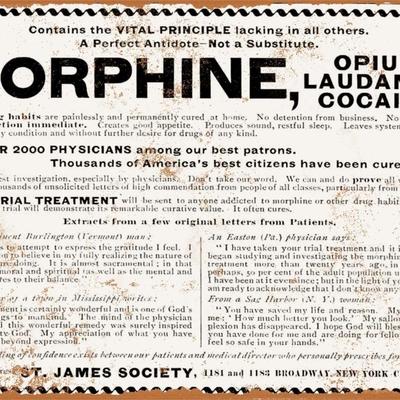 Drug Addiction Treatment Reprint Poster