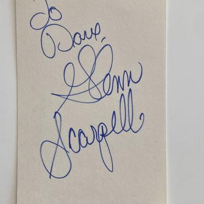 Glenn Scarpelli original signature 