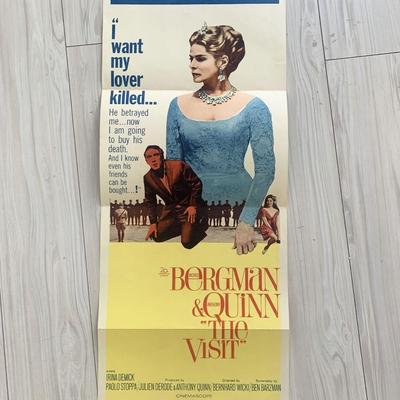 The Visit original 1964 vintage movie poster