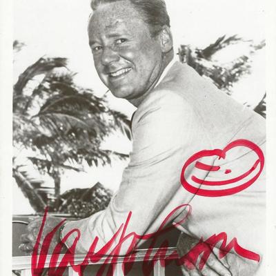 Van Johnson signed photo