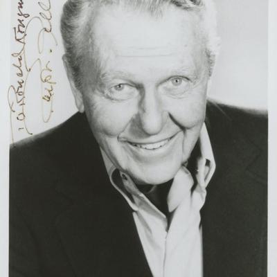 Ralph Bellamy signed photo