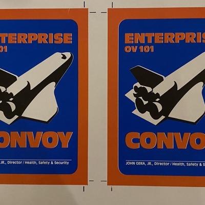 Space Shuttle Enterprise vintage art