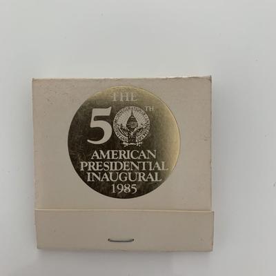 1985 President Ronald Reagan Inaugural matchbook