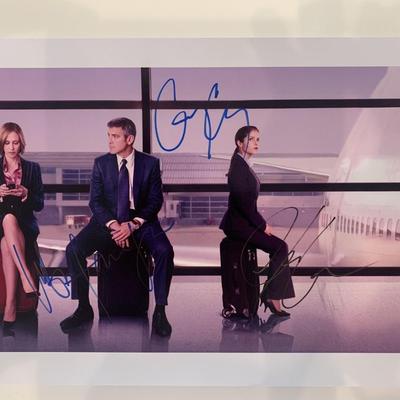 Up In The Air cast signed photo. GFA Authenticated