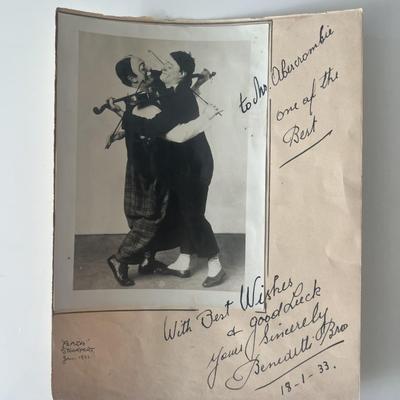 1933 Benedetti Bros. signed vintage photo