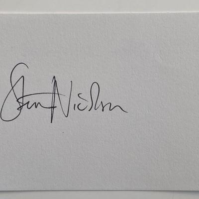 Stan Nicholsonoriginal signature 