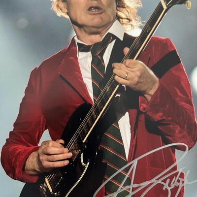 AC/DC Angus Young signed photo