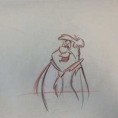 The Flintstones original hand drawn artwork for cartoon
