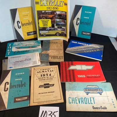 Vintage Chevrolet Owners Manuals