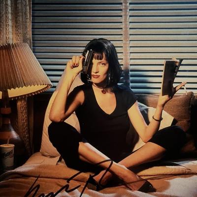 Pulp Fiction Uma Thurman signed photo