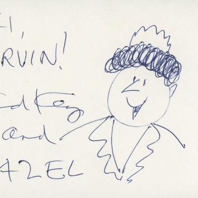Hazel comic original hand drawn signed sketch. GFA Authenticated