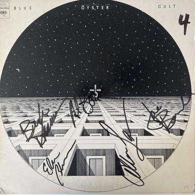Blue Oyster Cult self titled signed album 