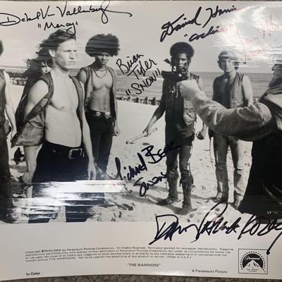 The Warriors cast signed photo