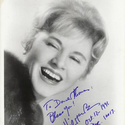 Hildegarde signed photo