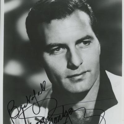 George Montgomery signed photo